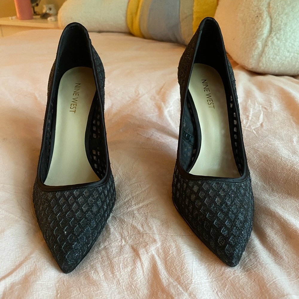 Nine West black heels